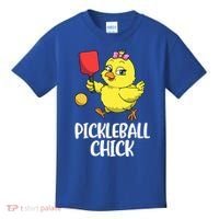 Pickleball Chick Cute Gift Kids T-Shirt thumb 0