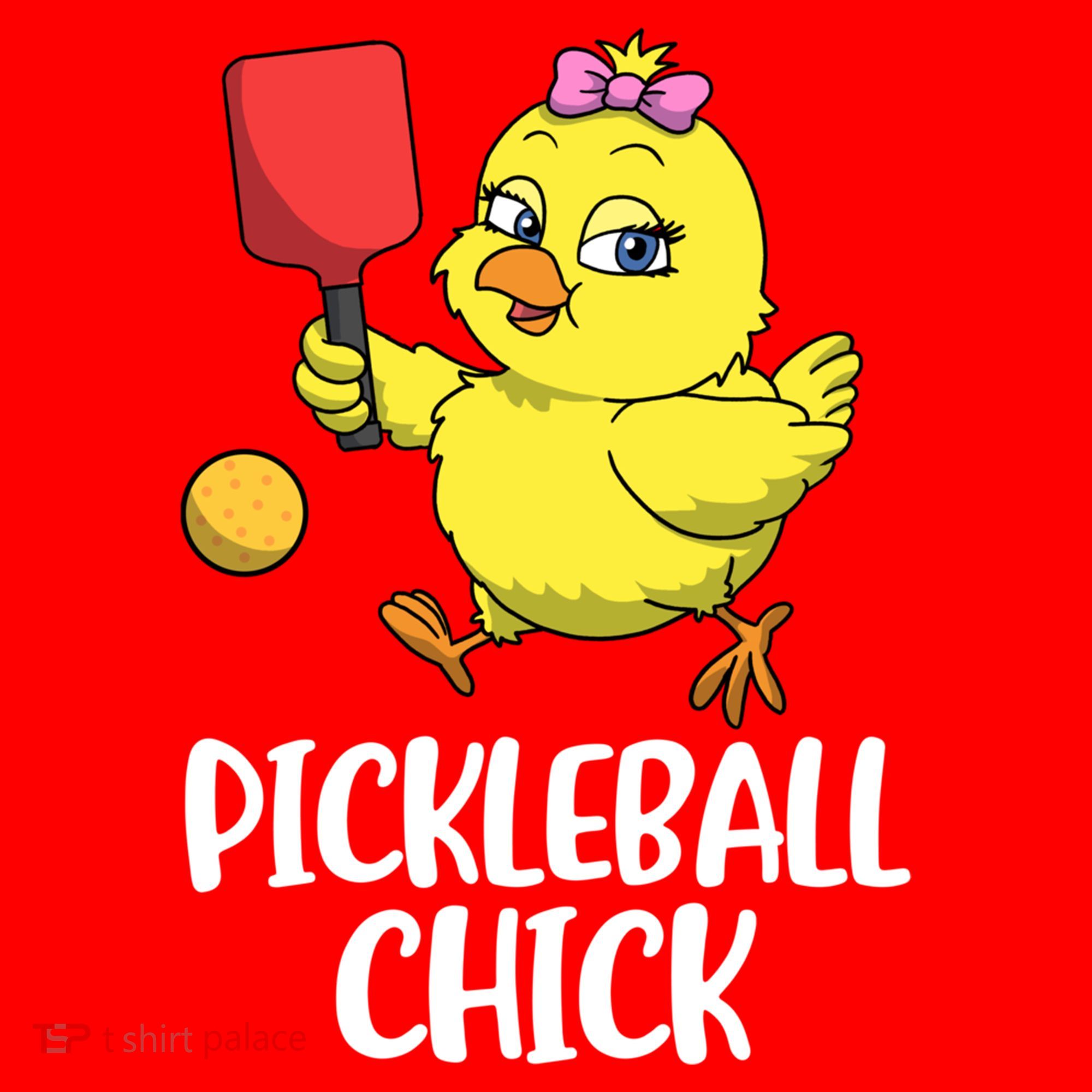 Pickleball Chick Cute Gift Santa Hat