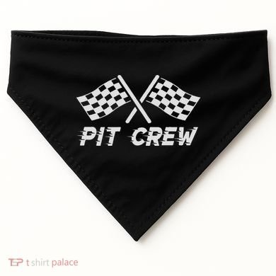 Pit Crew Costume For Race Car Parties USA-Made Doggie Bandana