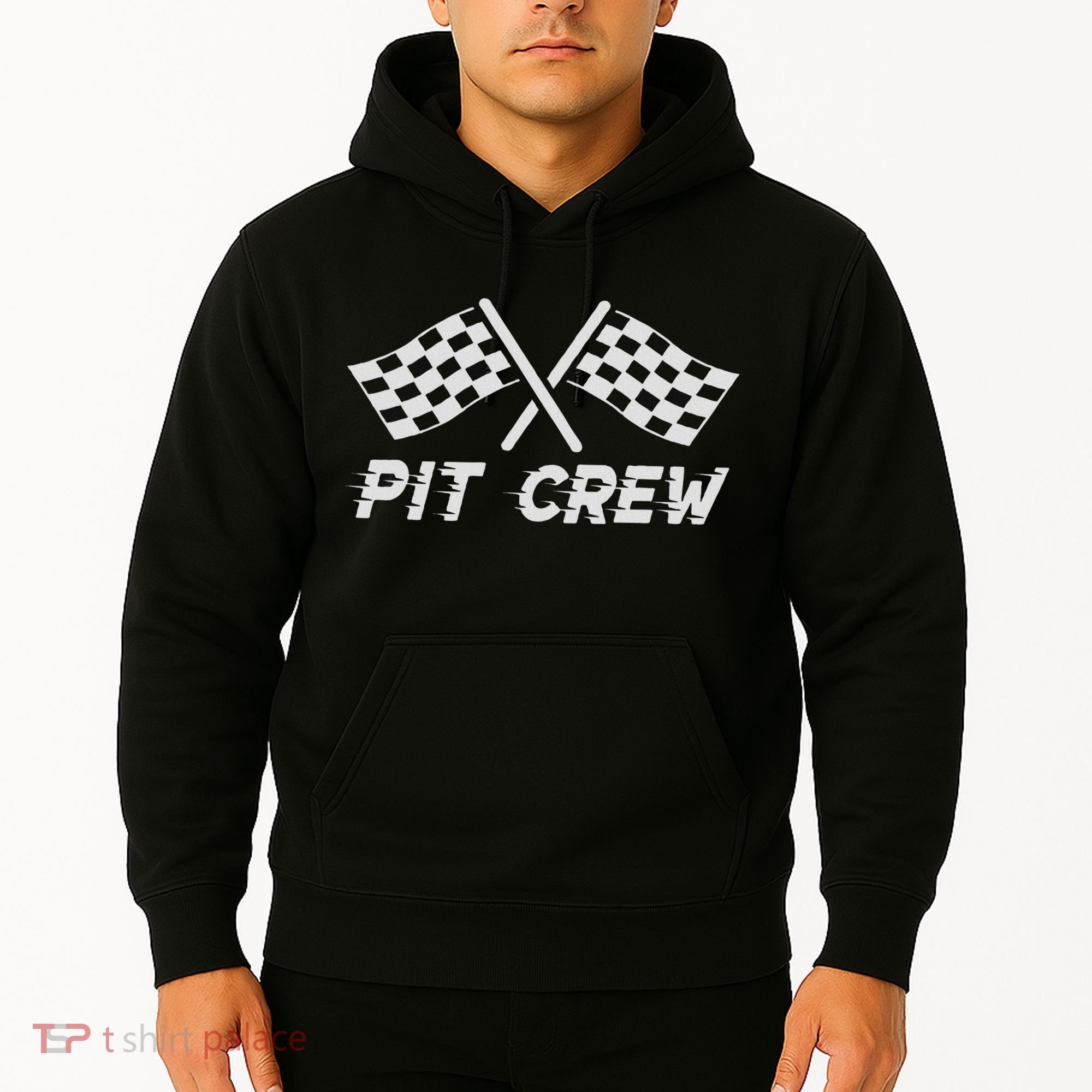 Pit Crew Costume For Race Car Parties Hoodie