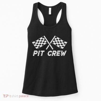 Pit Crew Costume For Race Car Parties Women's Tank Top