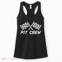 Pit Crew Costume For Race Car Parties Women's Tank Top thumb 0