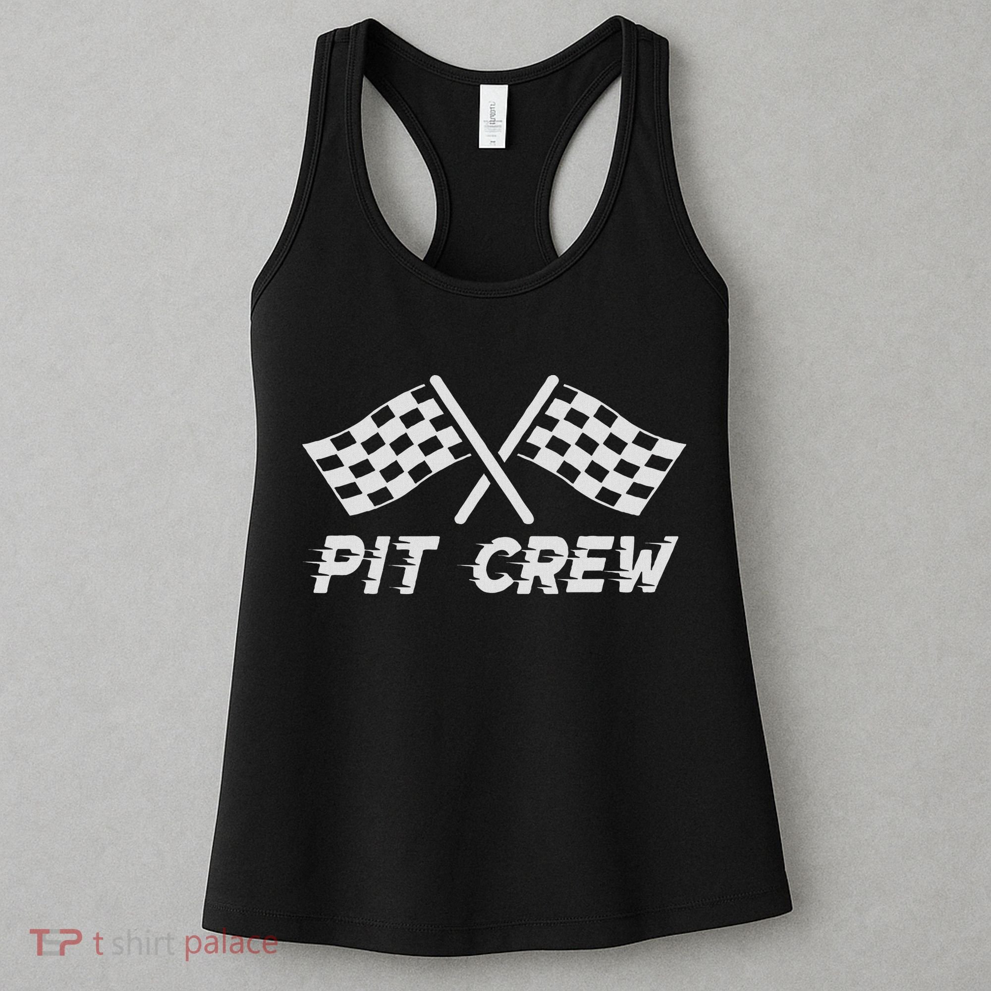 Pit Crew Costume For Race Car Parties Women's Tank Top