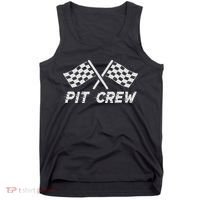 Pit Crew Costume For Race Car Parties Tank Top thumb 0