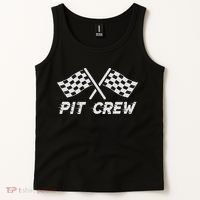 Pit Crew Costume For Race Car Parties Tank Top thumb 2