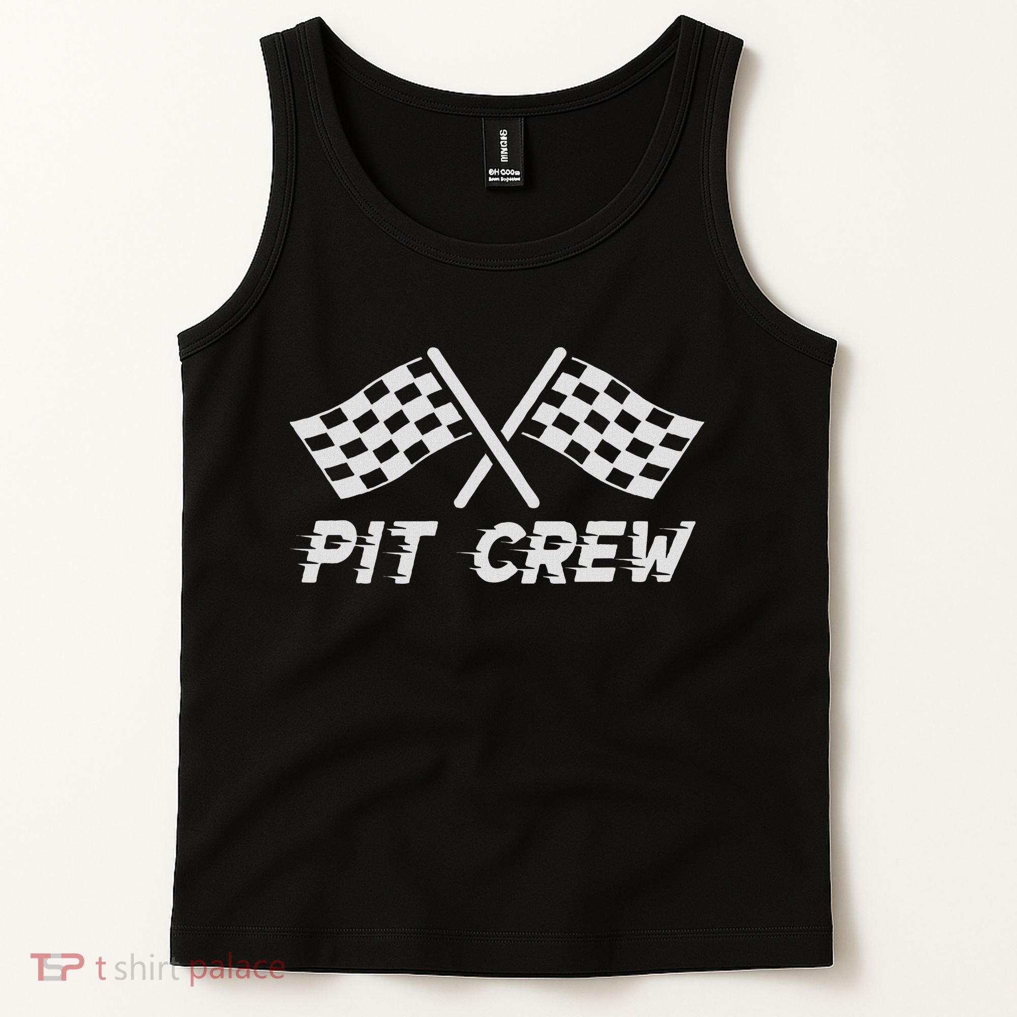 Pit Crew Costume For Race Car Parties Tank Top