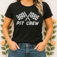 Pit Crew Costume For Race Car Parties Women's T-Shirt thumb 2
