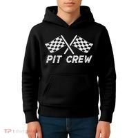 Pit Crew Costume For Race Car Parties Kids Hoodie thumb 4