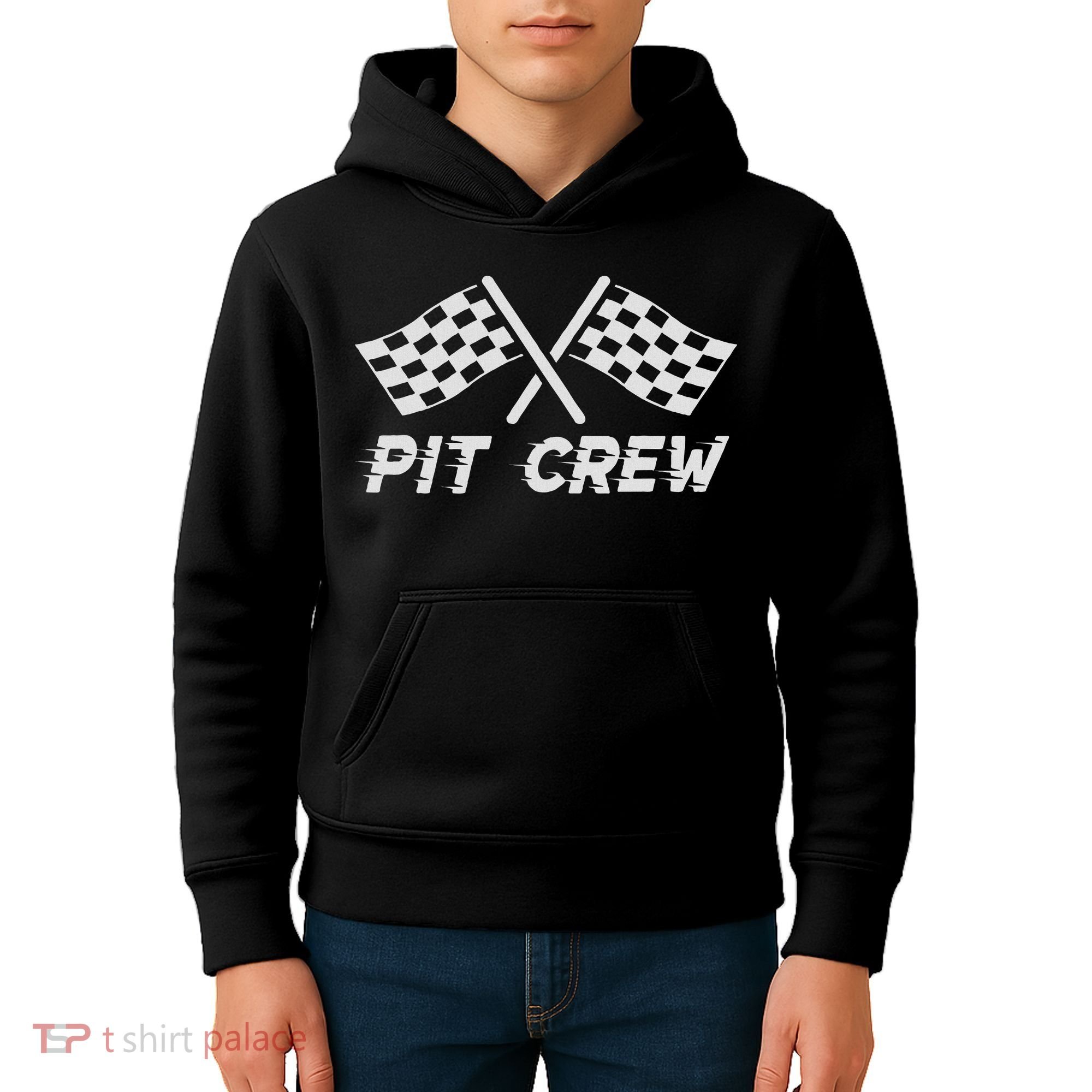 Pit Crew Costume For Race Car Parties Kids Hoodie