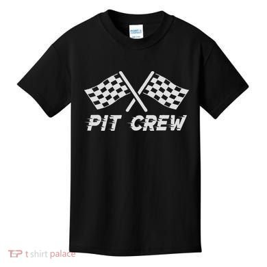 Pit Crew Costume For Race Car Parties Kids T-Shirt