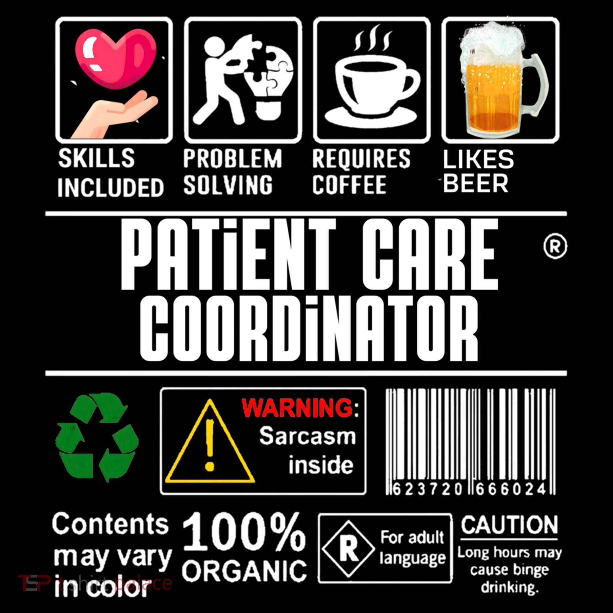 Patient Care Coordinator Complex Characters Coffee And Beer Great Gift Women's Hoodie