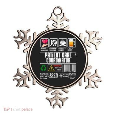 Patient Care Coordinator Complex Characters Coffee And Beer Great Gift Ornament