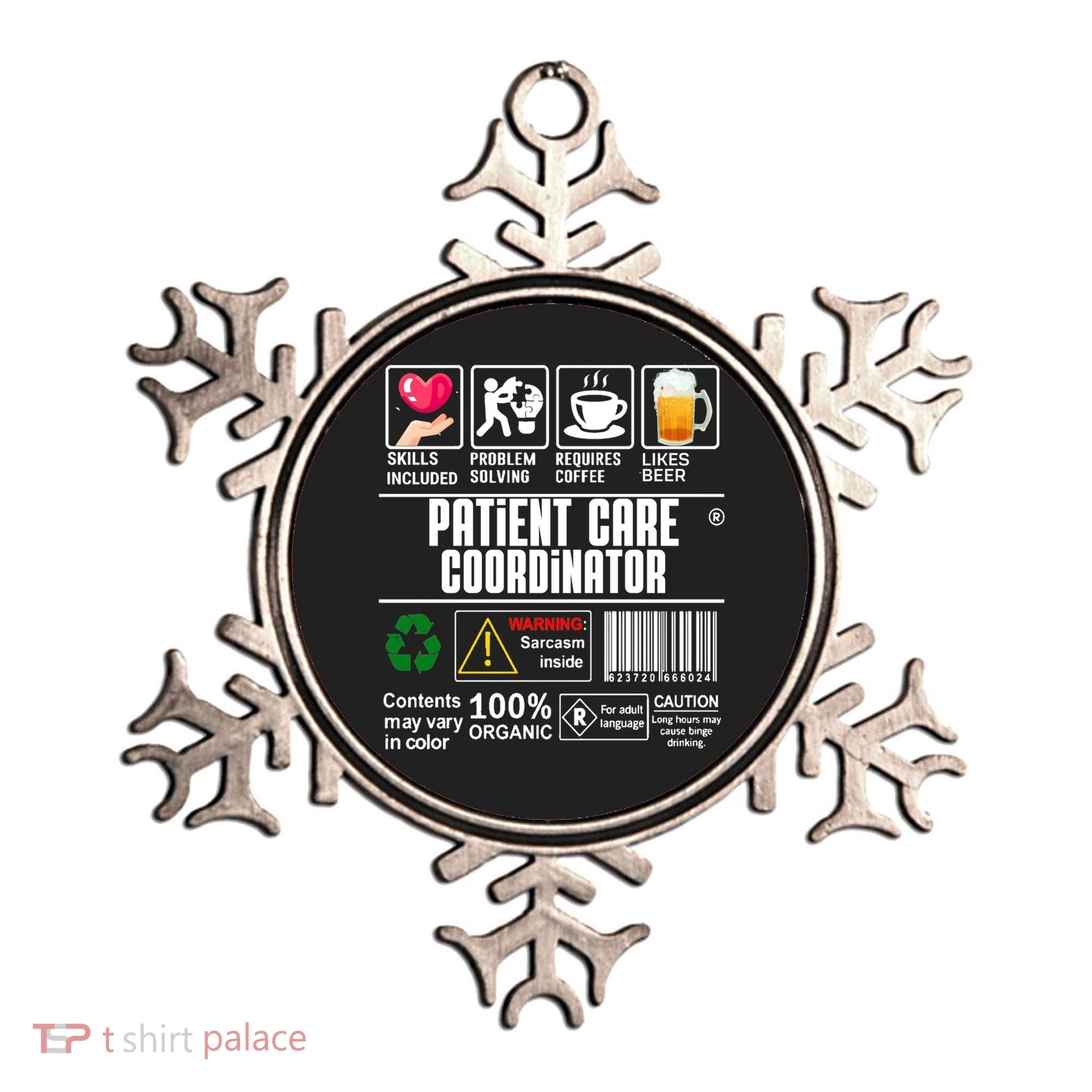 Patient Care Coordinator Complex Characters Coffee And Beer Great Gift Ornament