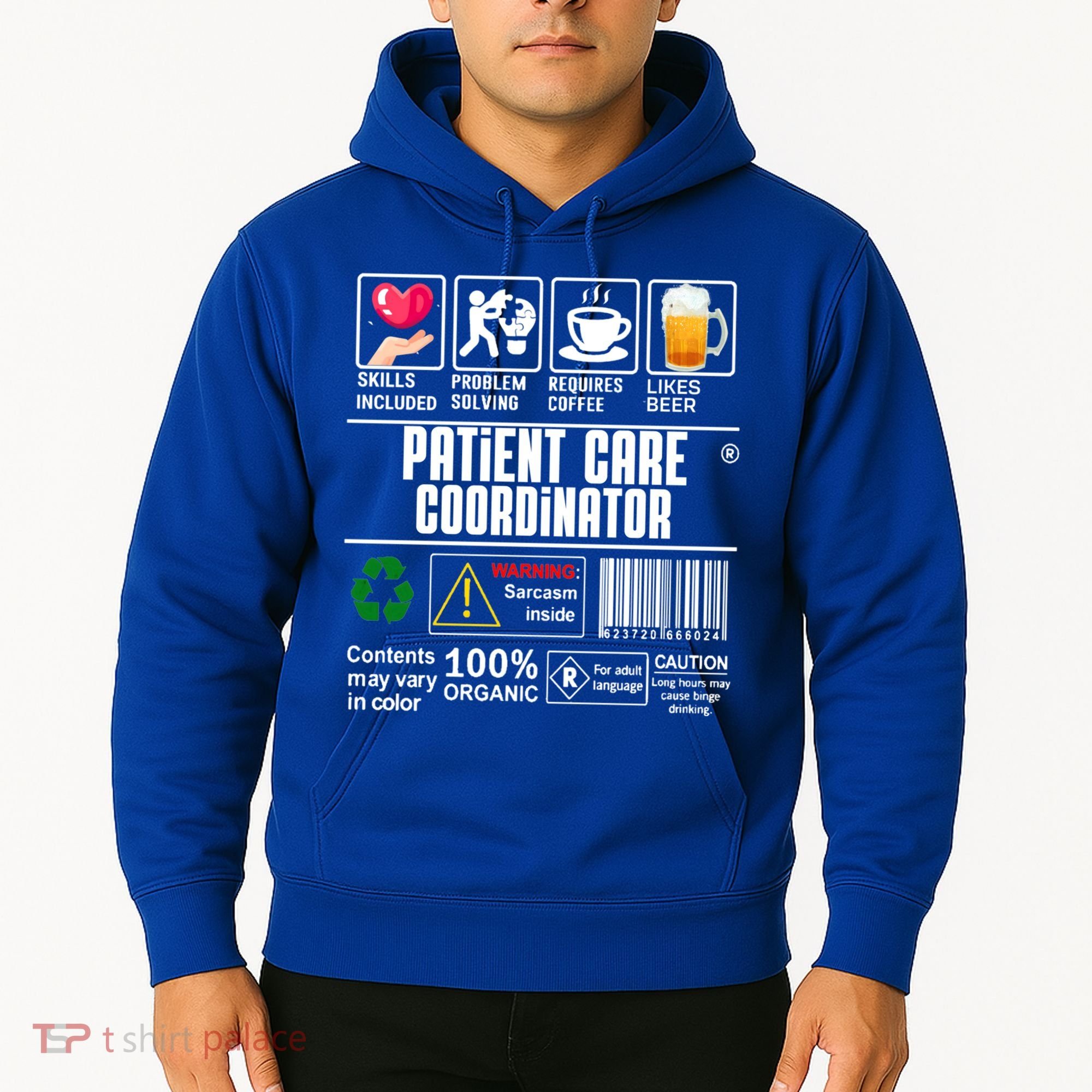 Patient Care Coordinator Complex Characters Coffee And Beer Great Gift Hoodie
