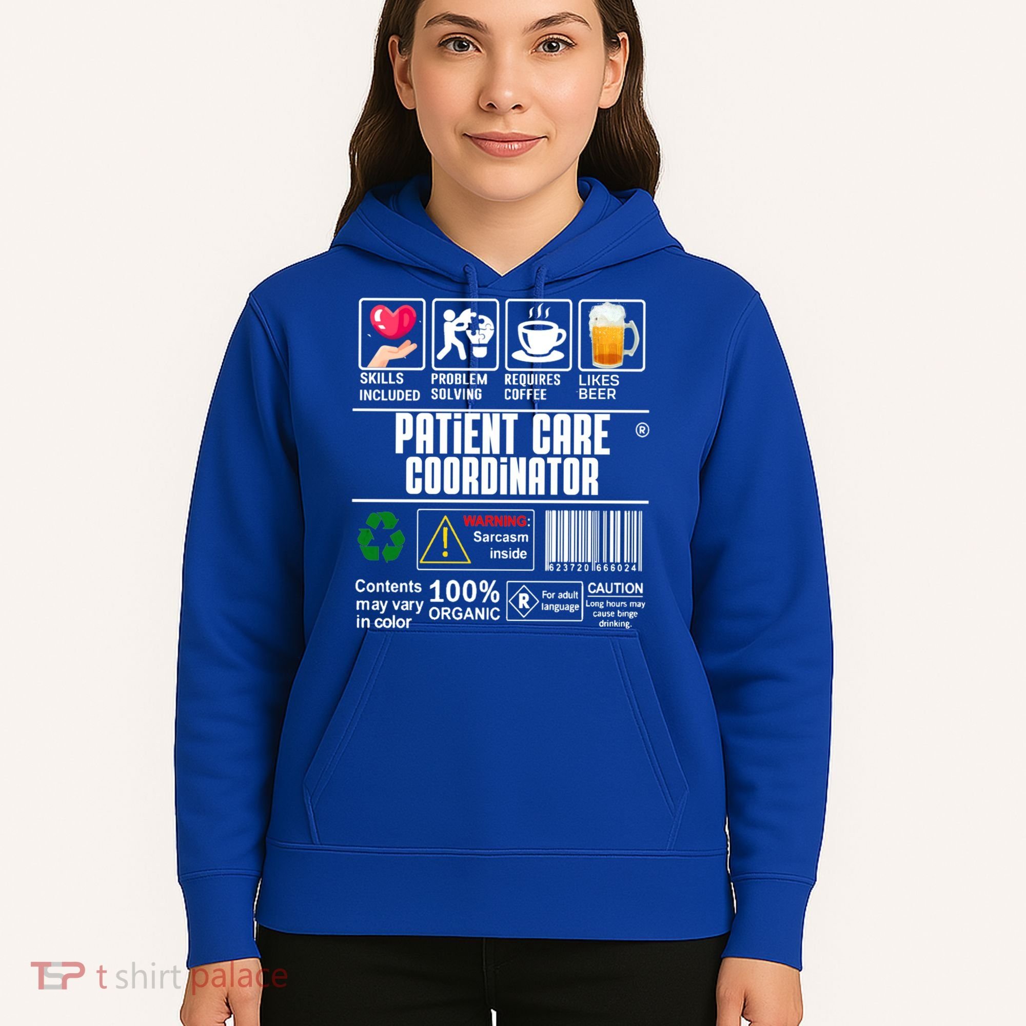 Patient Care Coordinator Complex Characters Coffee And Beer Great Gift Hoodie