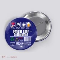 Patient Care Coordinator Complex Characters Coffee And Beer Great Gift Button thumb 0