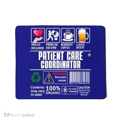 Patient Care Coordinator Complex Characters Coffee And Beer Great Gift Mousepad