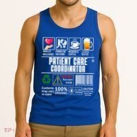 Patient Care Coordinator Complex Characters Coffee And Beer Great Gift Tank Top thumb 3