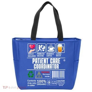 Patient Care Coordinator Complex Characters Coffee And Beer Great Gift Tote Bag