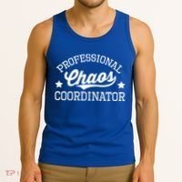 Professional Chaos Coordinator Funny Mom Teacher Gift Tank Top thumb 3