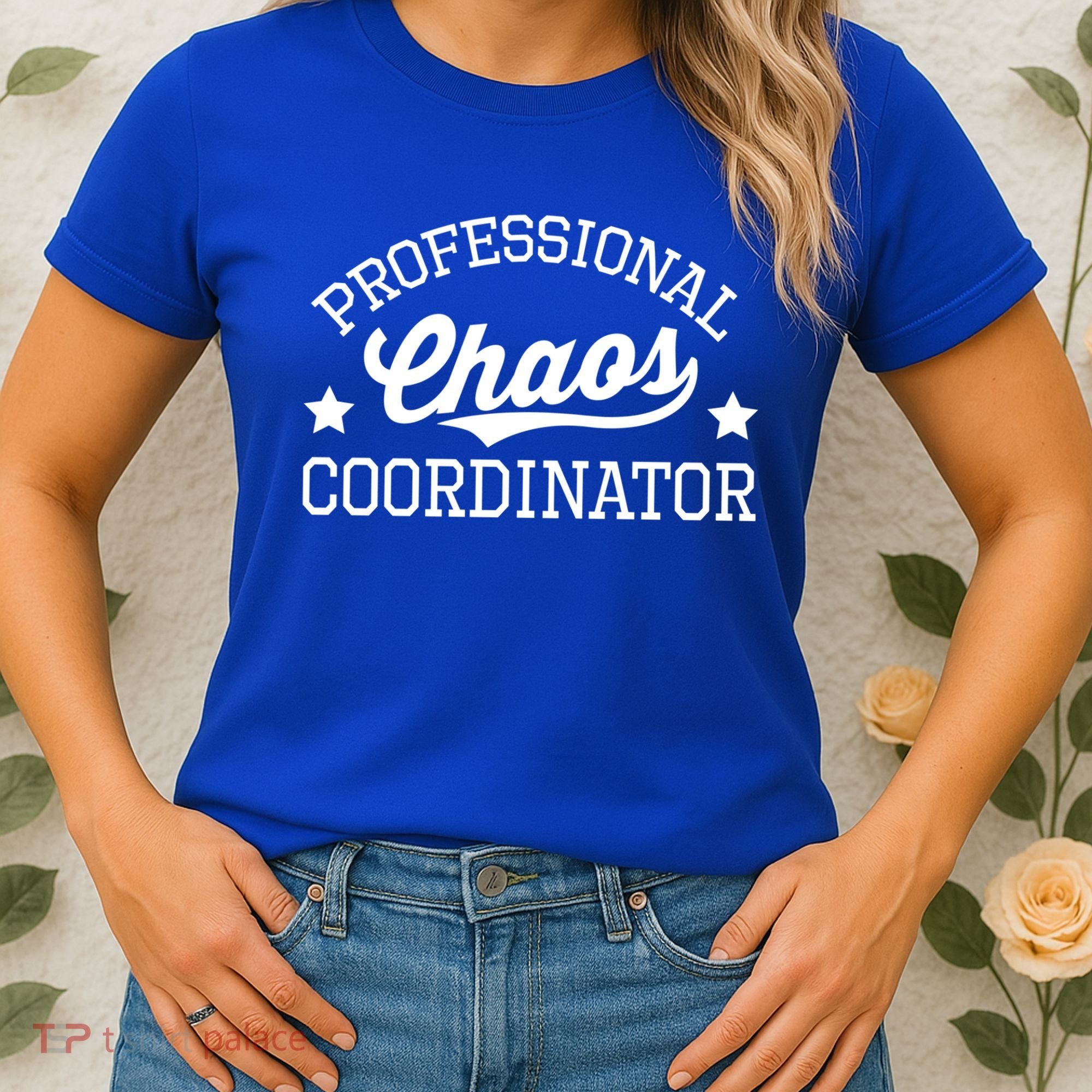 Professional Chaos Coordinator Funny Mom Teacher Gift Women's T-Shirt