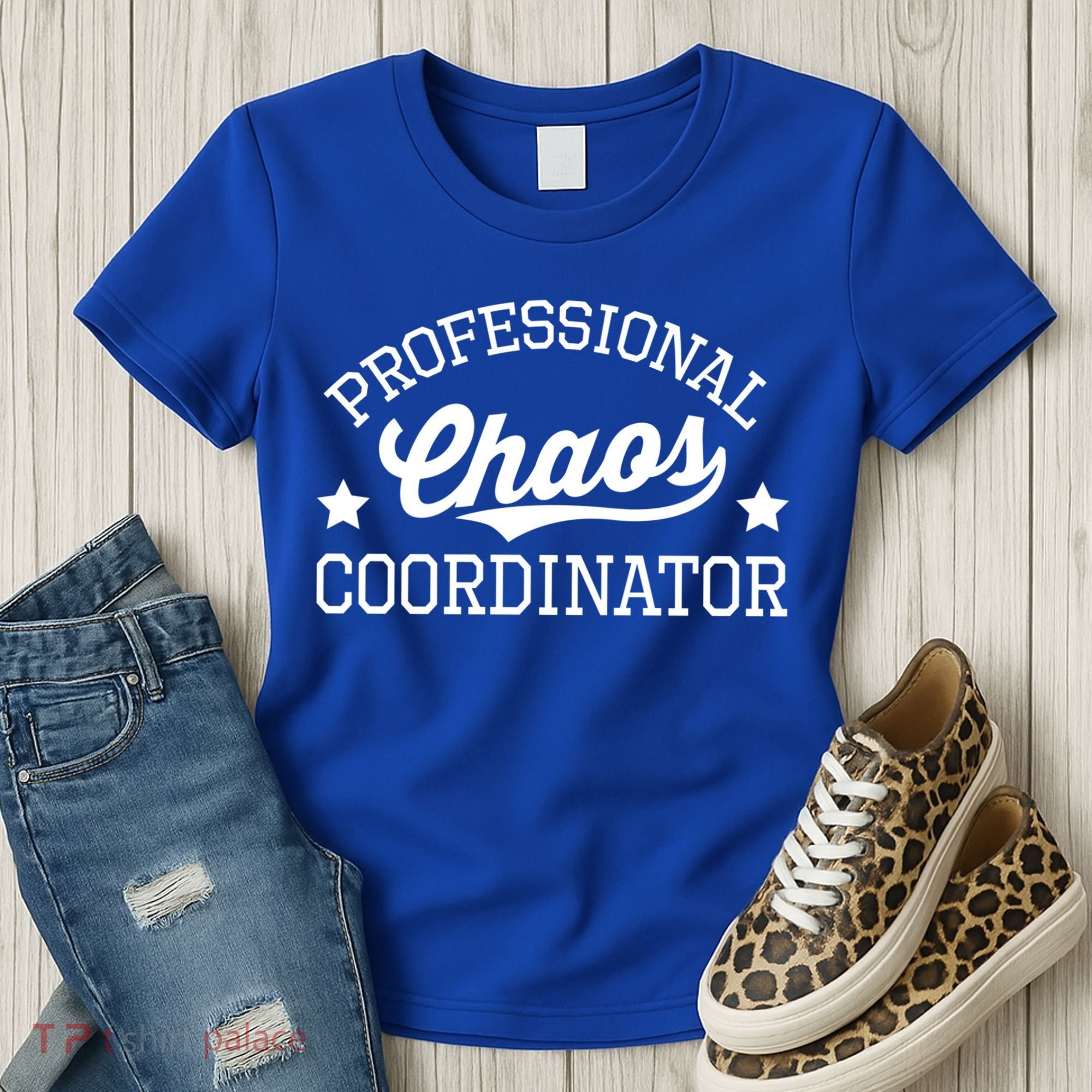 Professional Chaos Coordinator Funny Mom Teacher Gift Women's T-Shirt