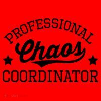 Professional Chaos Coordinator Funny Mom Teacher Gift Santa Hat thumb 1