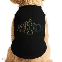Play Chess Chess Lover Chess Sayings Doggie Tank thumb 0