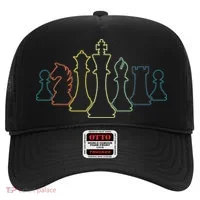 Play Chess Chess Lover Chess Sayings Hat thumb 0