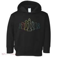 Play Chess Chess Lover Chess Sayings Toddler Hoodie thumb 0