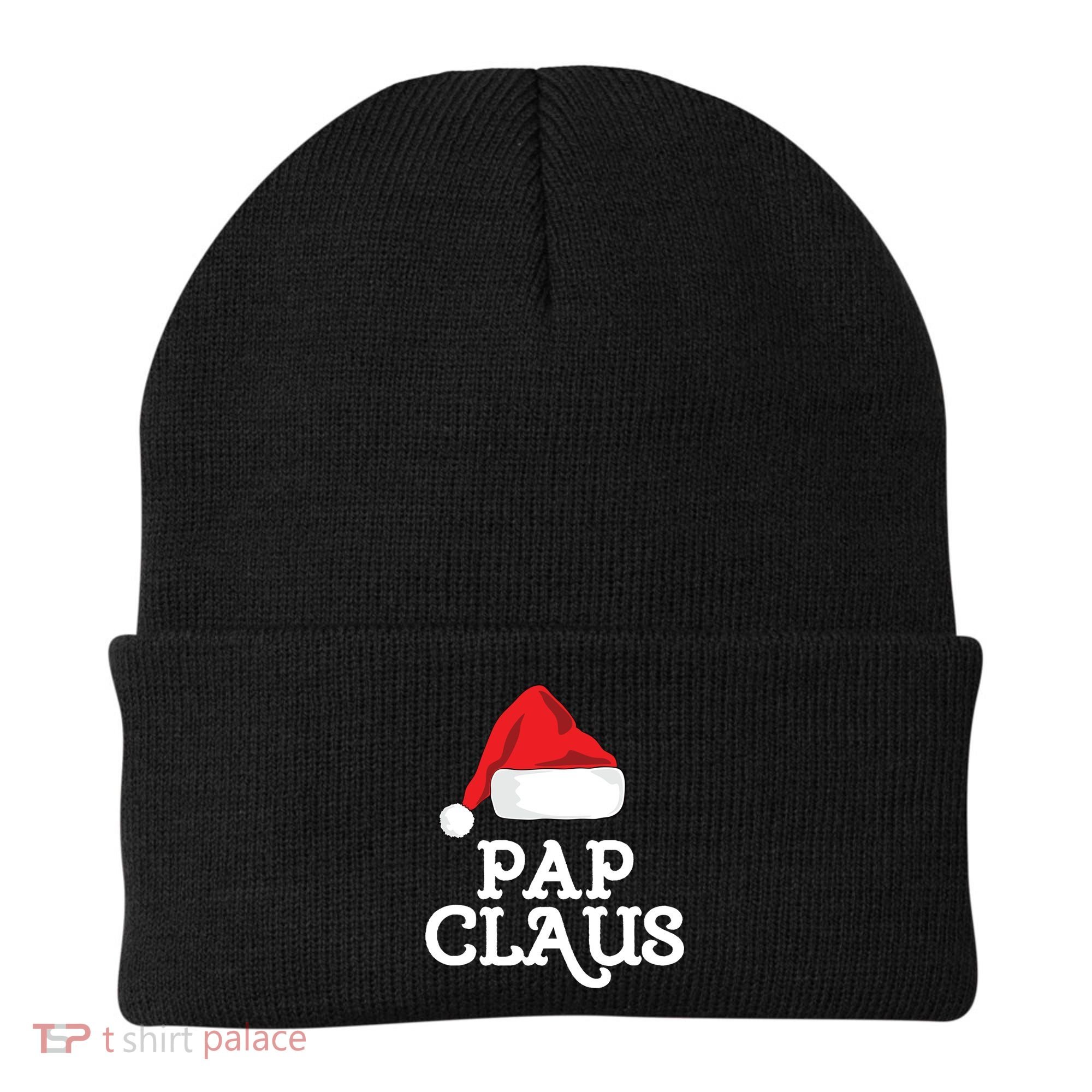 Pap Claus Christmas Family Group Matching Pajama Gift Beanie