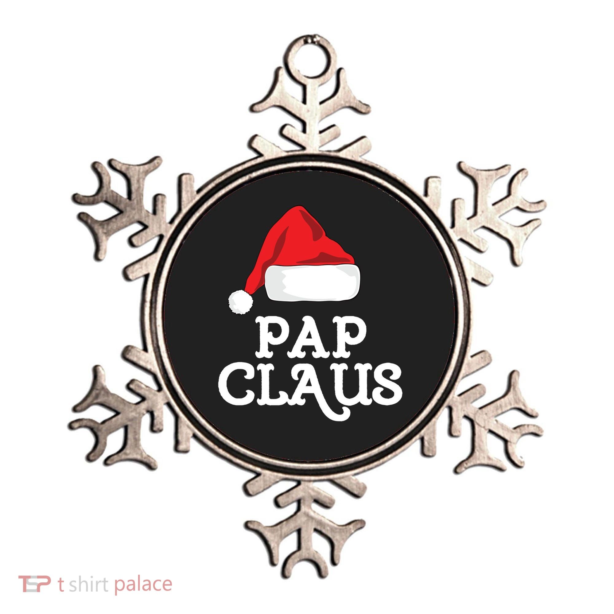 Pap Claus Christmas Family Group Matching Pajama Gift Ornament