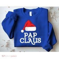 Pap Claus Christmas Family Group Matching Pajama Gift Sweatshirt thumb 2