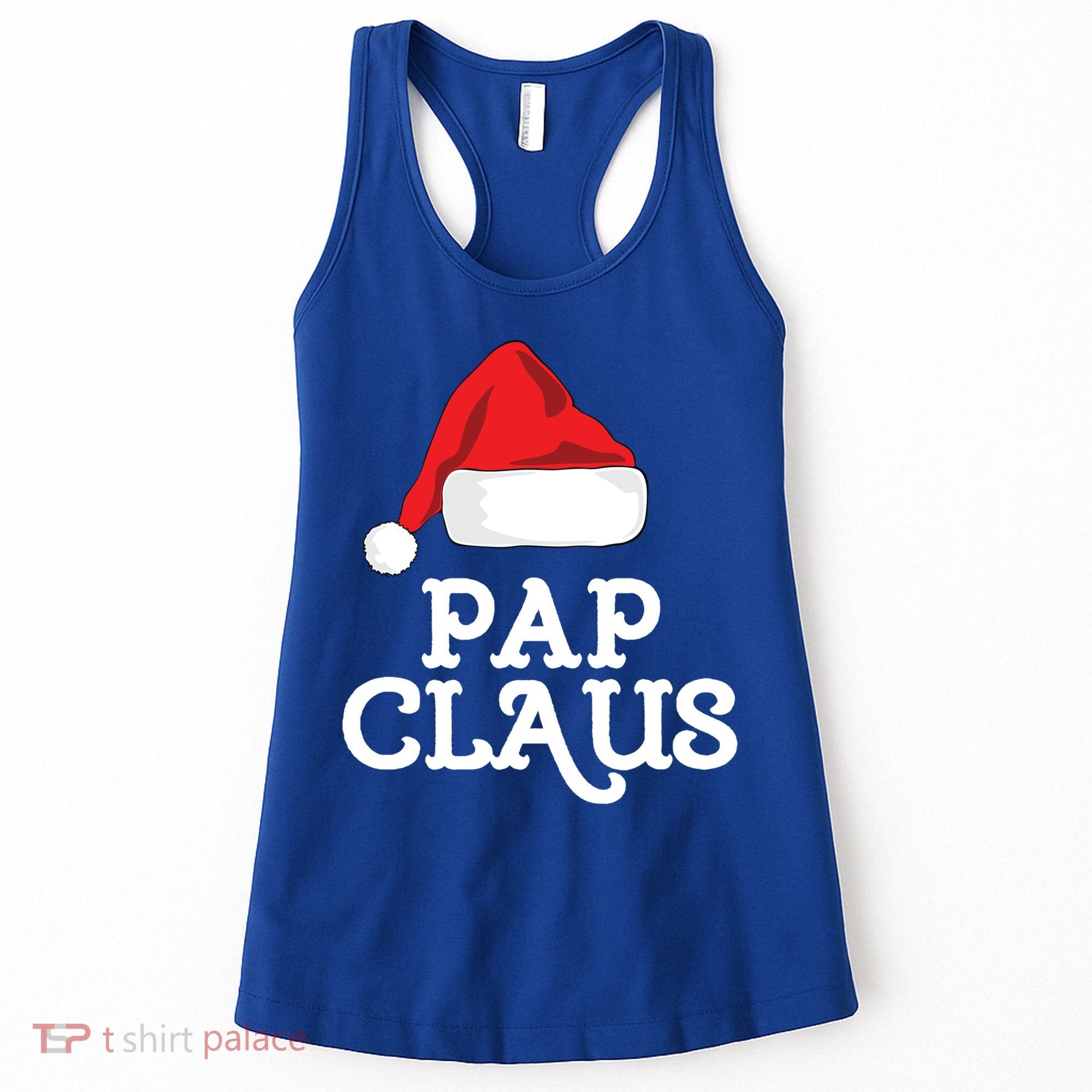 Pap Claus Christmas Family Group Matching Pajama Gift Women's Tank Top
