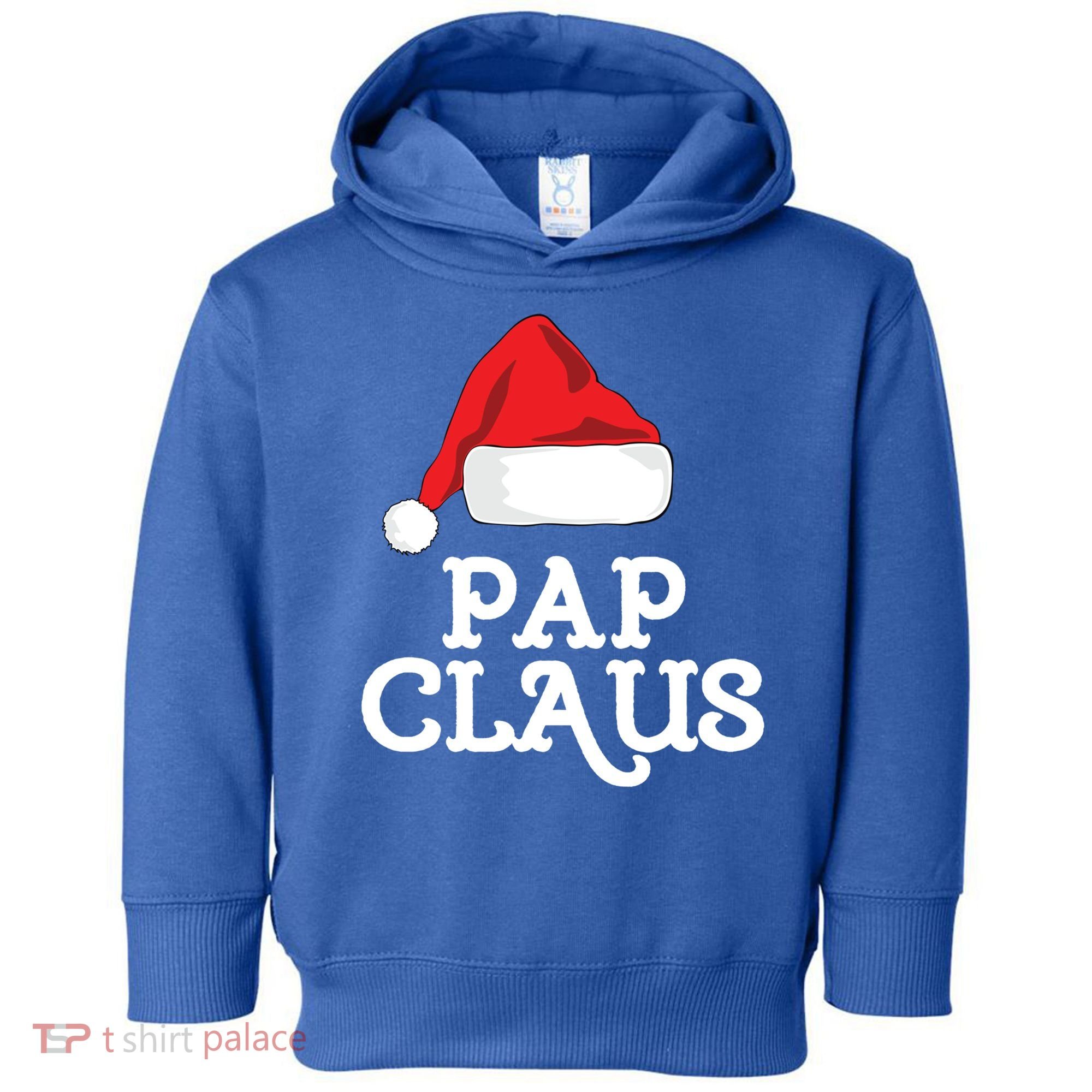 Pap Claus Christmas Family Group Matching Pajama Gift Toddler Hoodie