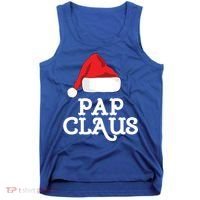 Pap Claus Christmas Family Group Matching Pajama Gift Tank Top thumb 0