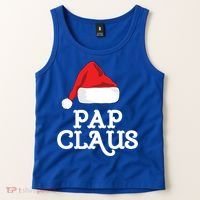 Pap Claus Christmas Family Group Matching Pajama Gift Tank Top thumb 2