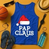 Pap Claus Christmas Family Group Matching Pajama Gift Tank Top thumb 4