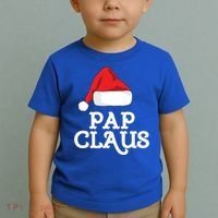 Pap Claus Christmas Family Group Matching Pajama Gift Toddler T-Shirt thumb 2