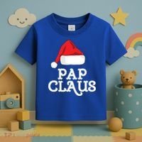 Pap Claus Christmas Family Group Matching Pajama Gift Toddler T-Shirt thumb 3