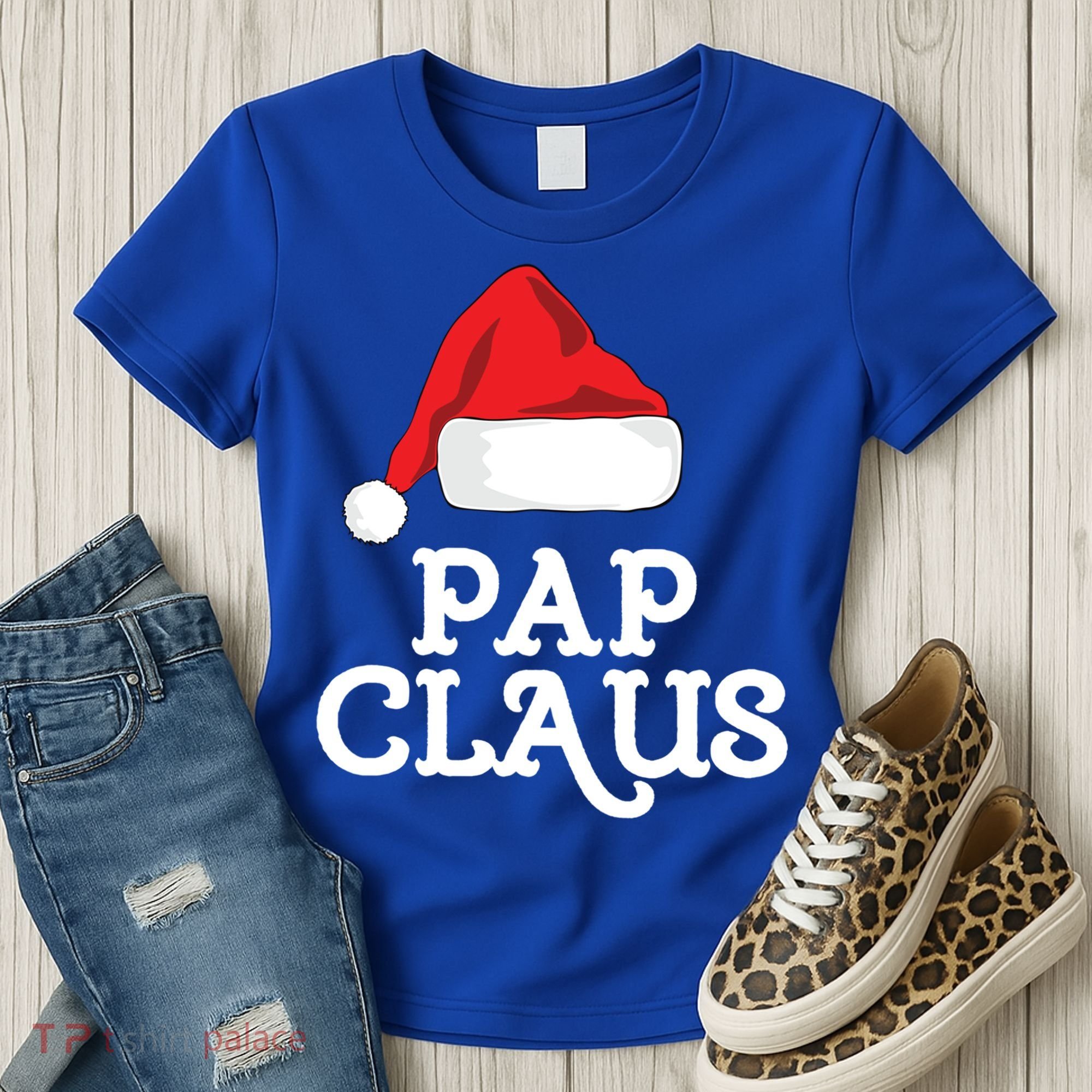 Pap Claus Christmas Family Group Matching Pajama Gift Women's T-Shirt
