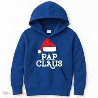 Pap Claus Christmas Family Group Matching Pajama Gift Kids Hoodie thumb 0