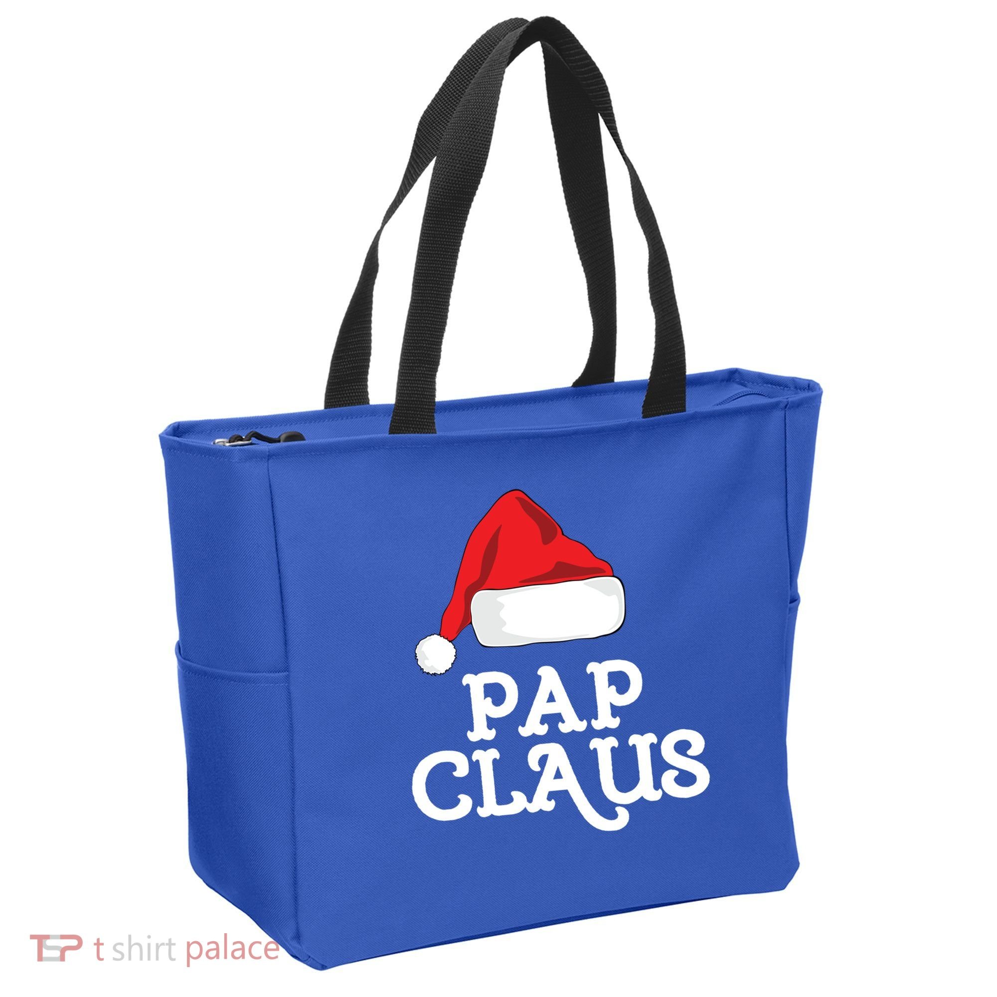 Pap Claus Christmas Family Group Matching Pajama Gift Tote Bag