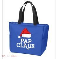 Pap Claus Christmas Family Group Matching Pajama Gift Tote Bag thumb 3