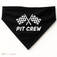 Pit Crew Costume For Racing Car Parties USA-Made Doggie Bandana thumb 0