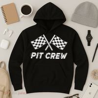 Pit Crew Costume For Racing Car Parties Hoodie thumb 3