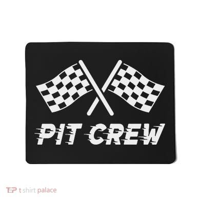 Pit Crew Costume For Racing Car Parties Mousepad