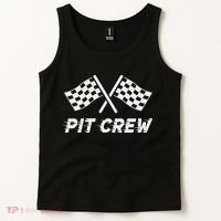 Pit Crew Costume For Racing Car Parties Tank Top thumb 2