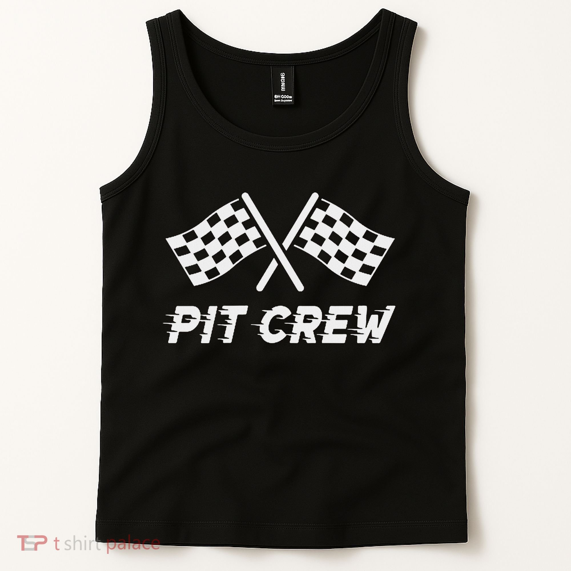 Pit Crew Costume For Racing Car Parties Tank Top
