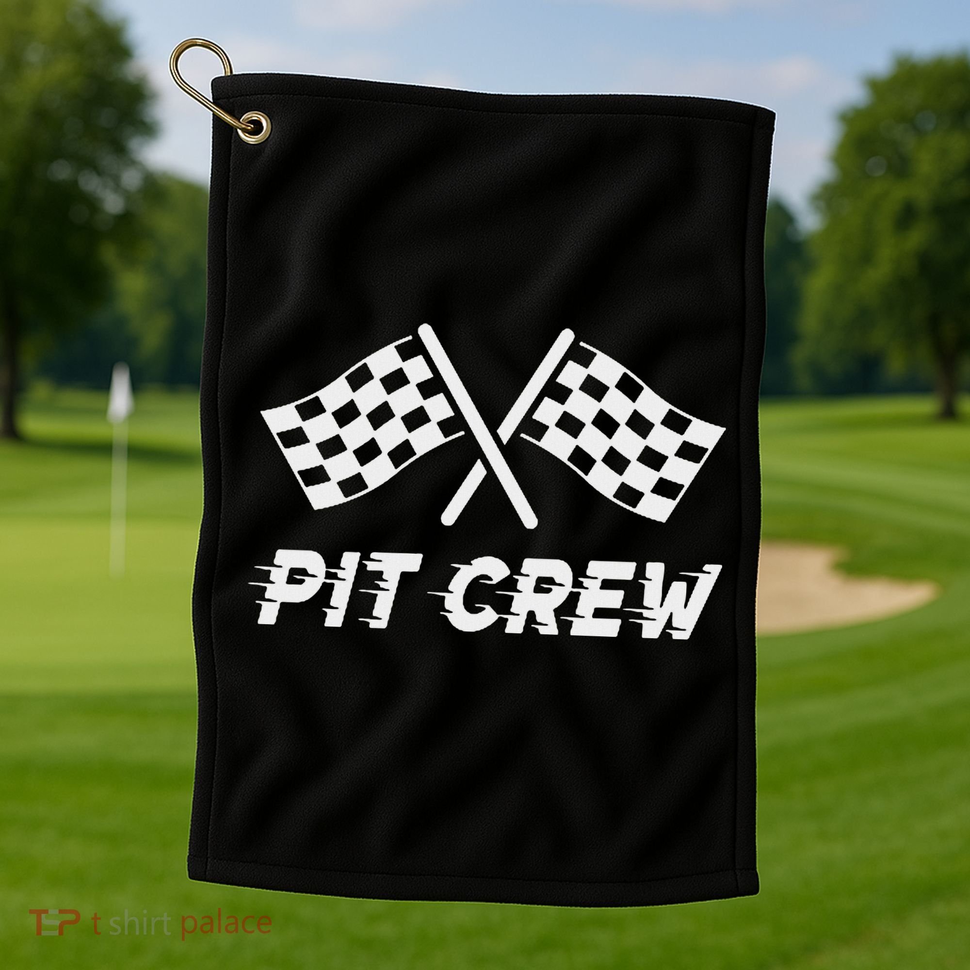 Pit Crew Costume For Racing Car Parties Golf Towel
